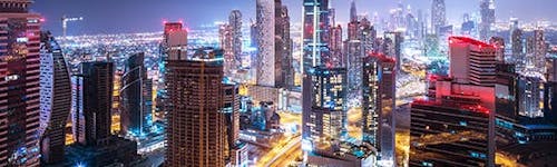 Noite em Dubai