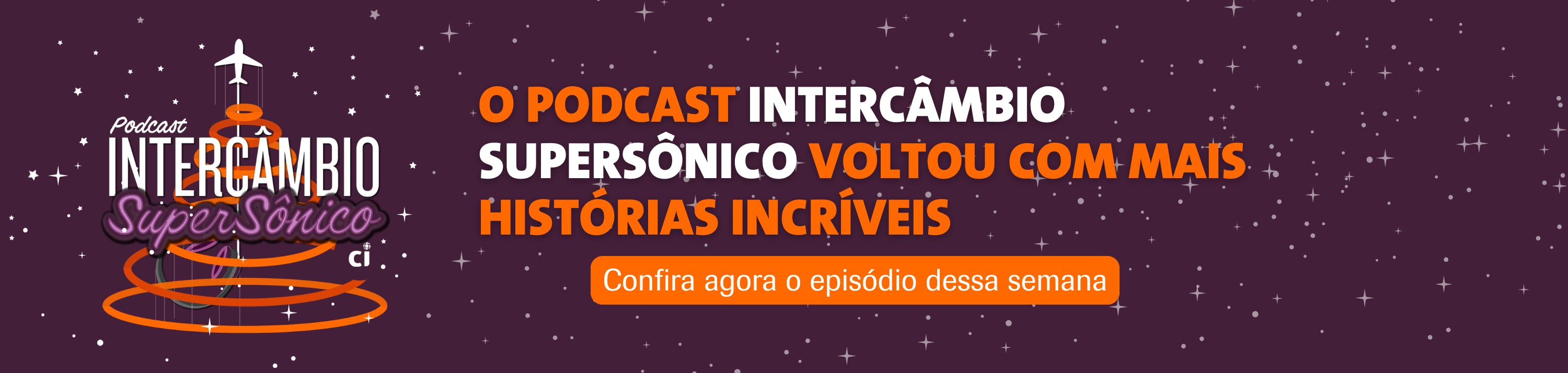 Banner Podcast Intercambio Supersonico 2024